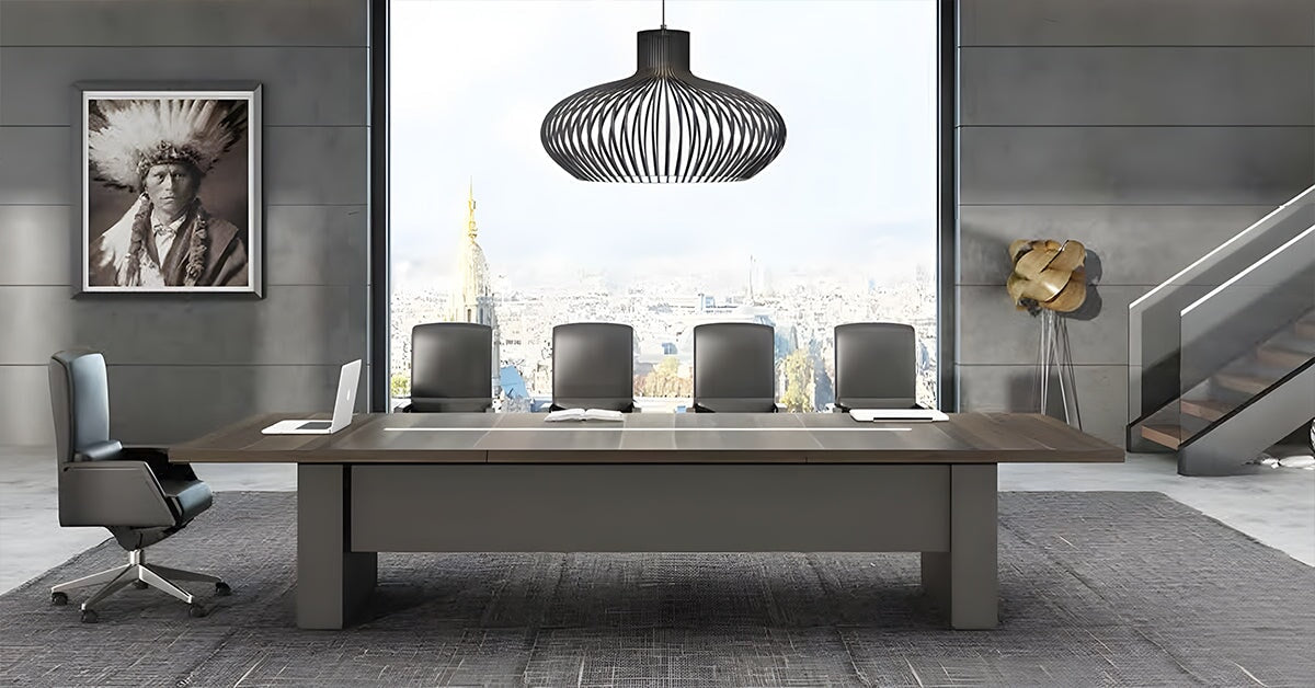 丸型ミーティングテーブル:現代オフィス空間の理想的な選択