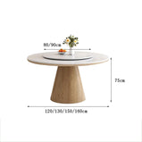 テーブル　ダイニングテーブル　セラミック天板　大理石調　マーブル模様　高級感　回転テーブル　ターンテーブル　ラバーウッド材　ワニス塗装　ナチュラル　カスタマイズ可能　metamall