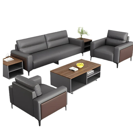 ローテーブル　応接テーブル　収納付き　オープン式収納　小型　来客用　モダンクラシック　シンプル　グレー　ウォールナット　metamall