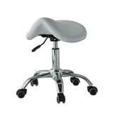 椅子　チェア　業務用　鞍馬チェア　レザー式　回転可能　昇降スツール　合金製の脚　キャスター付き　ホワイト　ブラック　ホワイト　カスタマイズ可能　YLYZ-M-004