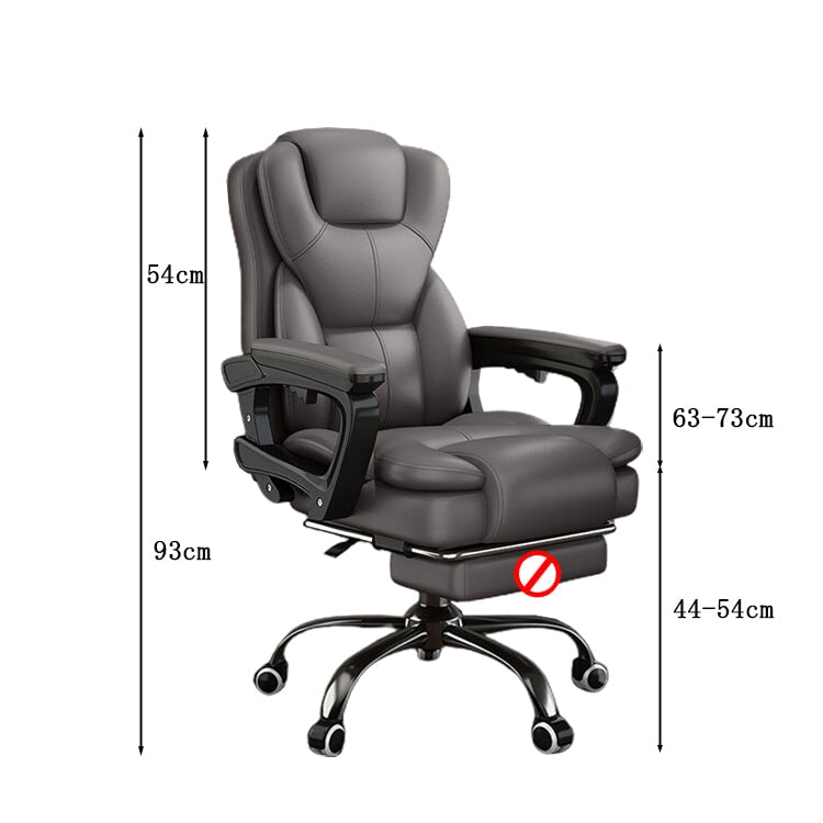 チェア　オフィスチェア　エグゼクティブチェア　ワークチェア　ウレタン　ポリエステル　足置き　連動式アームレスト　贅沢感　ブラウン　metamall