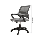 弧状　フィット感　アームレスト　二重充填　昇降回転　人間工学　Ｓ字形状　ぴったり　オフィスチェア　チェア　柔らか　弾力性　快適　ブラック　グレー　BGY-K-040