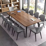 会議テーブル　ミーティングテーブル　会議用テーブル　オフィステーブル　パーティクルボード　ホワイト　シンプル　カスタマイズ可能　HYZ-T124