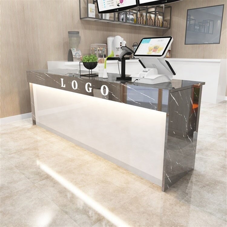 受付カウンター カウンター 受付台 店舗 オフィス受付 エントランス受付 レジ台　JDT-M-020-01