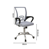 ワークチェア　オフィスチェア　デスクチェア　ミーティングチェア　ループ脚　人間工学　５本脚ベース　肘掛け　リクライニング機能　メッシュ　シンプル　ブラック　BGY-S001