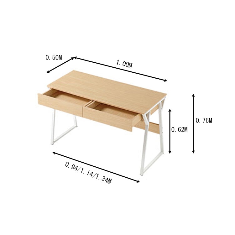 デスク　収納棚　ラック　シェルフ　引き出し　メラミン化粧板　スチール　コンパクト　ナチュラル　ホワイト　シンプル　SNZ-M019 metamall
