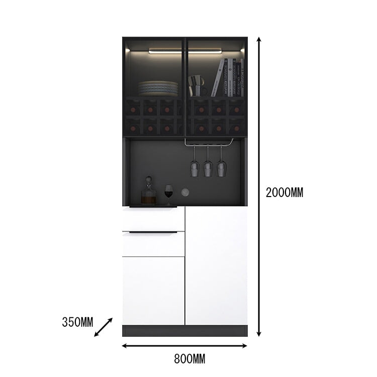 キャビネット　本棚　ワインラック　壁収納　収納棚　ワイン収納　ワイングラスハンガー　高品質　ライト　カスタマイズ可能  METAMALL