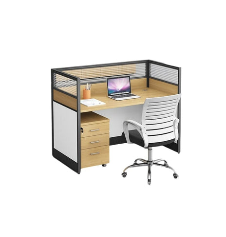 オフィスデスク　デスク　自由組み合わせデスク　キャビネット付き　チェア付き　事務机　BGZ-M-006　metamall