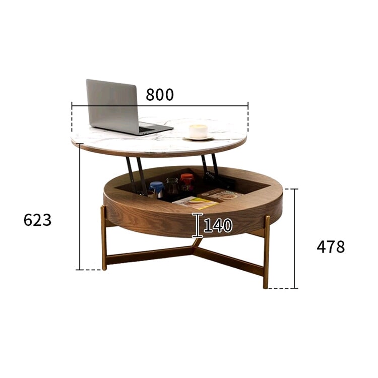 高級焼結石天板ローテーブル - 幅100cm、スチール脚 高級焼結石天板ローテーブル - 幅100cm、スチール脚