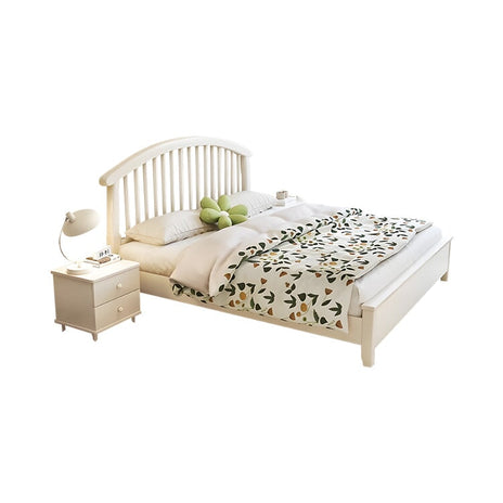 ベッド　キングサイズ　二人用　ヘッドボード　引き出し　跳ね上げ式デザイン　ベッド下収納　ラバーウッド　ホワイト　metamall