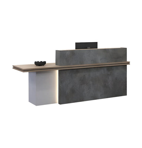 受付カウンター　受付台 おしゃれ　エントランス受付　左タイプ、右タイプ　JDT-M-008　metamall