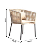 ガーデンソファ　ガーデンテーブル　屋外家具　籐風家具　ラタン風家具　人工ラタン　高密度ウレタンフォーム　PEラタン　カスタマイズ可能　HWZY-M-003