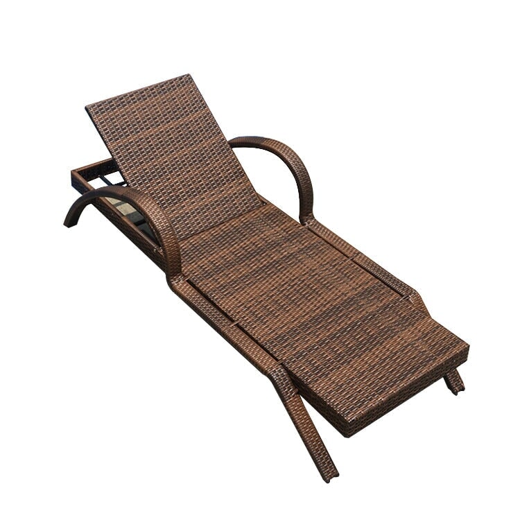 リクライニングチェア　アウトドアチェア　ラタン風　籐風　HWZY-M-010