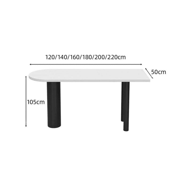 ウンターテーブル　バーテーブル　天然木　丸み　おしゃれ　スタイリッシュ　エレガント　ホワイト　カスタマイズ可能　BTZ-M013　MetaMall