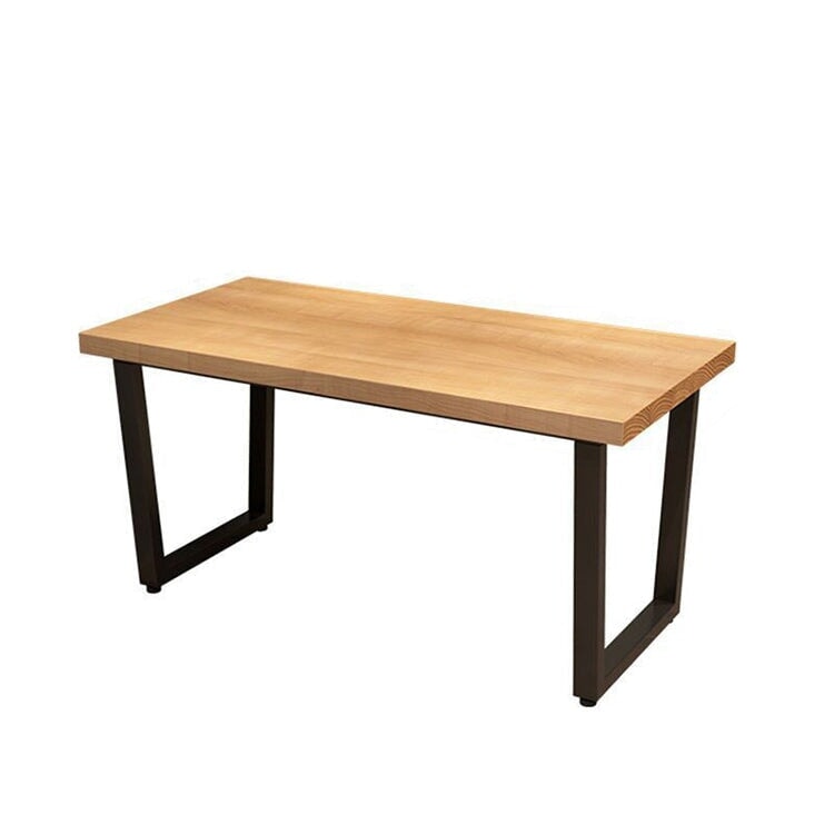 テーブルセット　レストランテーブルセット　食卓テーブル　木目調　ナッパレザー生地　スチールフレーム　ナチュラル　カスタマイズ可能　TPZ-M-013