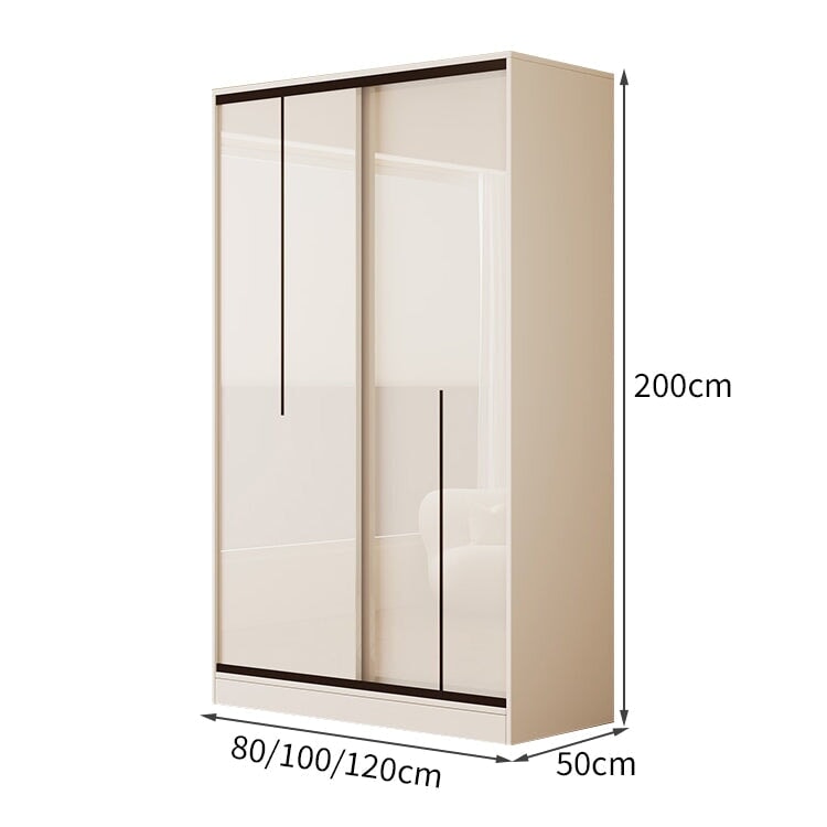 大容量　多目的　分類収納　上置き収納　サイド収納棚　引き戸　頑丈　耐久性　クローゼット　ワードローブ　壁面収納　物干し竿　洗練　すっきり　ホワイト　YG-C002　metamall