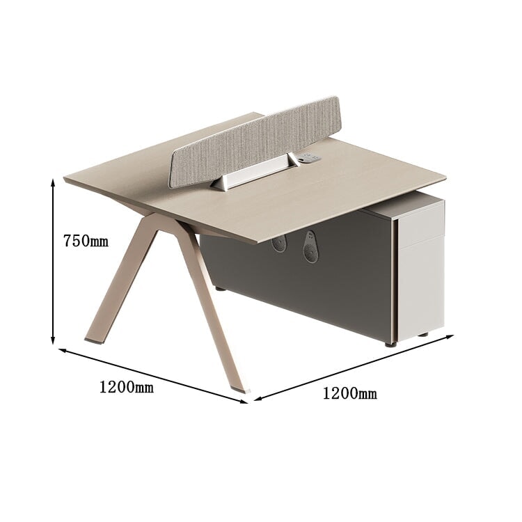 オフィスデスク　フリーアドレスデスク　多人数対応　メラミン化粧板　デスクトップパネル　ダイヤル錠　サイドキャビネット　配線孔　コンセント付き　ナチュラル　カスタマイズ可能　metamall