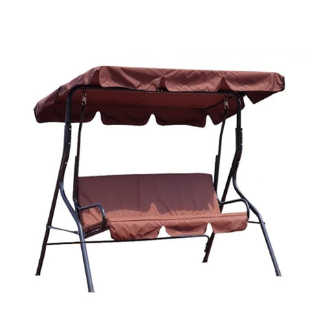 ガーデンブランコ　シェード付きブランコ　ハンギングチェア　スチールフレーム　ポリエステル生地　HWZY-M-013