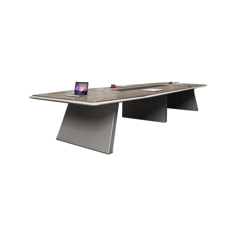 会議室　机　スチールフレーム　会議用テーブル　エコ素材　ミーティングテーブル オフィステーブル　カスタマイズ可能　HYZ-M-002