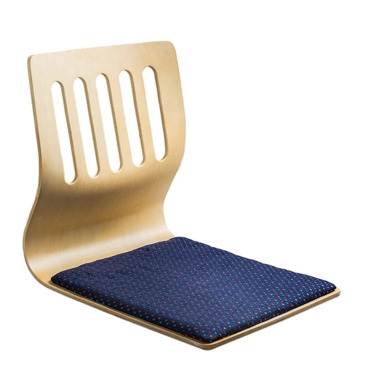 ミドルバック座イス　チェア　イス　滑り止めパッド　高耐荷重　曲木加工　高密度ウレタンフォーム　ファブリック生地　ナチュラルテイスト　metamall