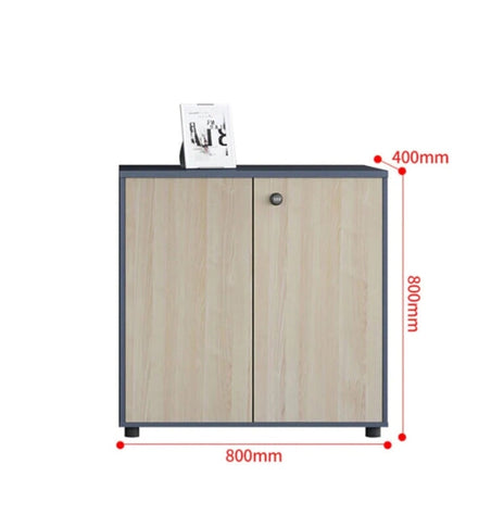 木製キャビネット　シンプル　木製キャビネット 木製書庫 オフィス収納 キャビネット　　CWG-M-006-Kc