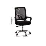 弧状背もたれ　フィット感　ランバーサポート　メッシュ　通気性　リクライニング　五本脚ベース　チェア　オフィスチェア　弾力性　反発力　快適　心地よい　ブラック　グレー　BGY-K-035   kaguyasu