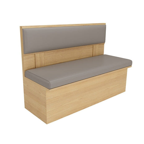 業務テーブルセット　応接ソファ・テーブルセット　ナチュラルテイスト　PVCレザー生地　高密度ウレタンフォーム　メラミン化粧板　木目調　グレー　カスタマイズ可能　JDSF-M003