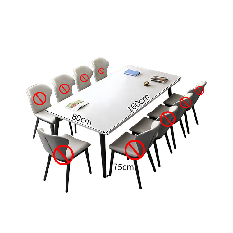 会議テーブル　ミーティングテーブル　会議用テーブル　オフィステーブル　パーティクルボード　ホワイト　シンプル　カスタマイズ可能　HYZ-T124