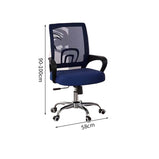 弧状背もたれ　フィット感　ランバーサポート　メッシュ　通気性　リクライニング　五本脚ベース　チェア　オフィスチェア　弾力性　反発力　快適　心地よい　ブラック　グレー　BGY-K-035   kaguyasu