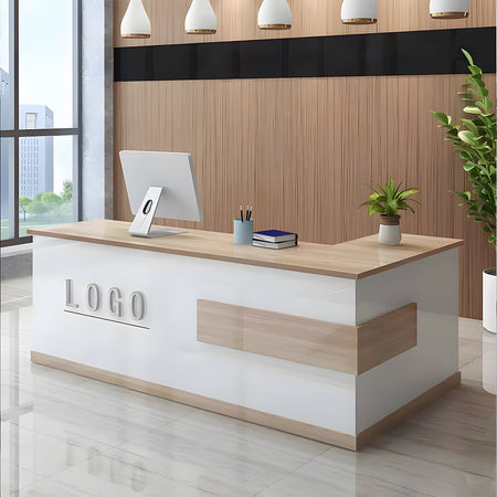 受付カウンター　L字カウンター 受付台 オフィス受付 エントランス受付 120cm 160cm 180cm 220cm　metamall