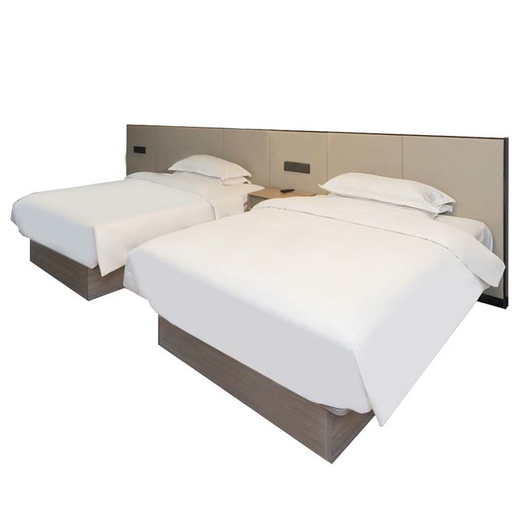 ホテルベッド 木製ベッド ベッド マットレス 一人用 二人用 ホテル 高 ...
