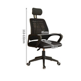 弧状　フィット感　アームレスト　二重充填　昇降回転　人間工学　Ｓ字形状　ぴったり　オフィスチェア　チェア　柔らか　弾力性　快適　ブラック　グレー　BGY-K-040