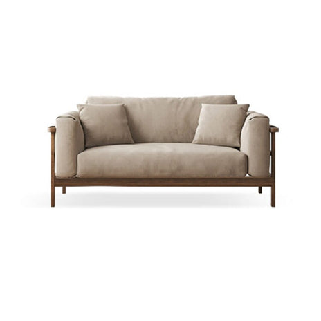 ソファ　リビングソファ　カジュアル　ナチュラルテイスト　アッシュ材　天然木　すのこタイプソファ　高密度ウレタンフォーム　シリコンフィル　カバーリング　ローズグレー　metamall