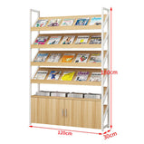 多段式　オープン式　扉付き収納　分類収納　転び止めバー　アジャスター　エコ板材　スチールフレーム　頑丈　棚　収納棚　実用　シンプル　ホワイト　ナチュラル　カスタマイズ可能　CWG-K-073