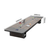 会議テーブル　ミーティングテーブル　収納スペース　オープン収納　多目的卓上コンセント　中間脚付き　バイカラーデザイン  　グレー　カスタマイズ可能　HYZ-M007