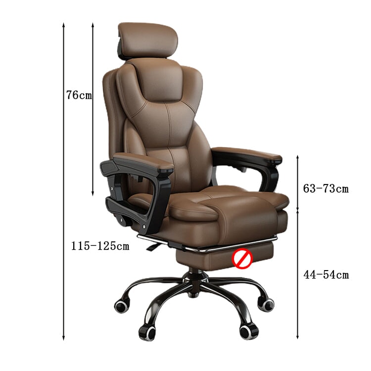 チェア　オフィスチェア　エグゼクティブチェア　ワークチェア　ウレタン　ポリエステル　足置き　連動式アームレスト　贅沢感　ブラウン　metamall