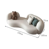 ソファー　カウチ　リビング用　ウレタン　高反発　復元力　天然木　インテリア　シェルパ生地　通気性　エレガント　ユニーク　ベージュ　カスタマイズ可能　kaguyasu