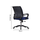 弧状背もたれ　フィット感　ランバーサポート　メッシュ　通気性　リクライニング　五本脚ベース　チェア　オフィスチェア　弾力性　反発力　快適　心地よい　ブラック　グレー　BGY-K-035   kaguyasu