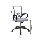 ワークチェア　オフィスチェア　デスクチェア　ミーティングチェア　ループ脚　人間工学　５本脚ベース　肘掛け　リクライニング機能　メッシュ　シンプル　ブラック　BGY-S001