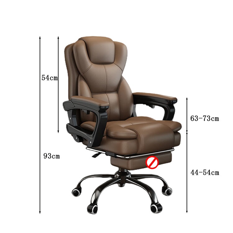 チェア　オフィスチェア　エグゼクティブチェア　ワークチェア　ウレタン　ポリエステル　足置き　連動式アームレスト　贅沢感　ブラウン　metamall
