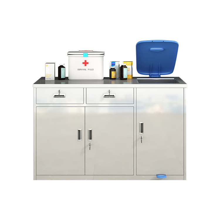 医療用キャビネット　医療棚　スチール製薬品庫　医療施設用什器　錠付き　シリンダー錠　metamall