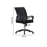 弧状背もたれ　フィット感　ランバーサポート　メッシュ　通気性　リクライニング　五本脚ベース　チェア　オフィスチェア　弾力性　反発力　快適　心地よい　ブラック　グレー　BGY-K-035   kaguyasu