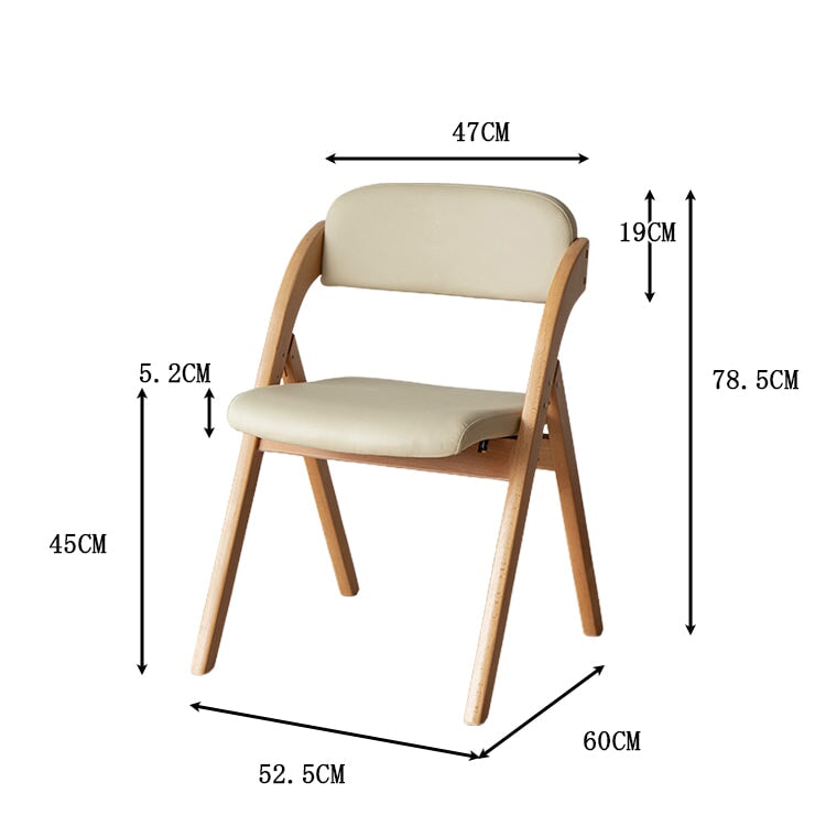 チェア　椅子　ビジネスチェア　コンパクト　省スペース　折りたたみ　チェア　天然木　人間工学　カバーリング　PUレザー　コットンリネン生地　耐荷重　耐久性　YZ-M023　metamall