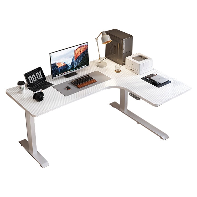 昇降　デスク　昇降デスク　パソコンデスク　作業用　電動　Ｌ字型　ゆとり　エコ板材　操作簡単　メモリ　セーフティー機能　静音　角丸加工　配線穴　アジャスター　実用　便利　metamall