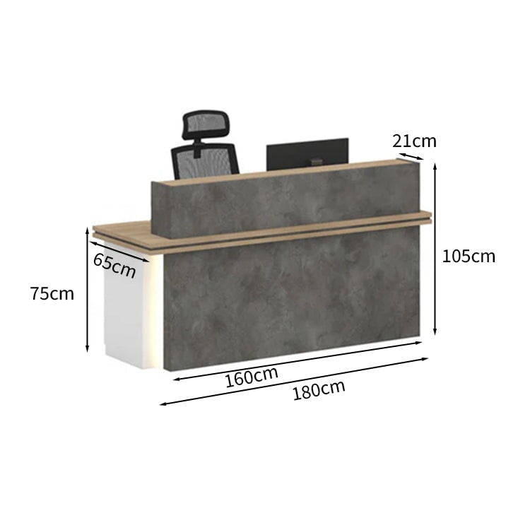 受付カウンター　受付台 おしゃれ　エントランス受付　左タイプ、右タイプ　JDT-M-008　metamall