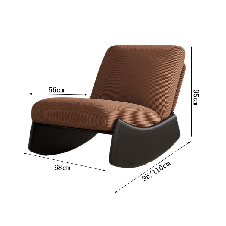 ソファ　1人掛けソファ　リビングソファ　リクライニング機能　コーデュロイ生地　フットレスト　高密度ウレタンフォーム　シリコンフィル　ポリエステル生地　ベージュ　metamall