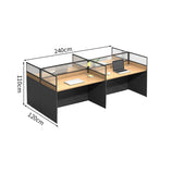 オフィスデスク　ワークデスク　パソコンデスク　事務用デスク　デスク　トップパネル　配線孔　ナチュラル　カスタマイズ可能　BGZ-229