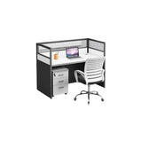 オフィスデスク デスク 自由組み合わせデスク キャビネット付き チェア付き  事務机　BGZ-006