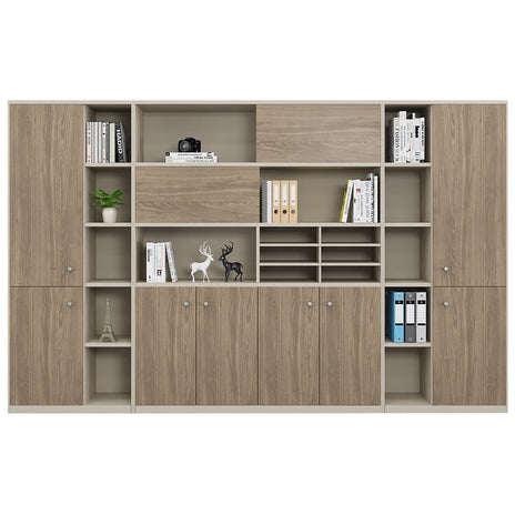 大容量　オフィスキャビネット　ファイリングキャビネット　書類整理棚　分類収納　メラミン化粧板　ハンガーパイプ　台輪付き　カスタマイズ可能　CWG-M018