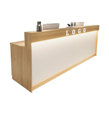 受付カウンター　 カウンター 　受付台　 オフィス受付　 エントランス受付　ナチュラル　カスタマイズ可能　JDT-M-004　metamall